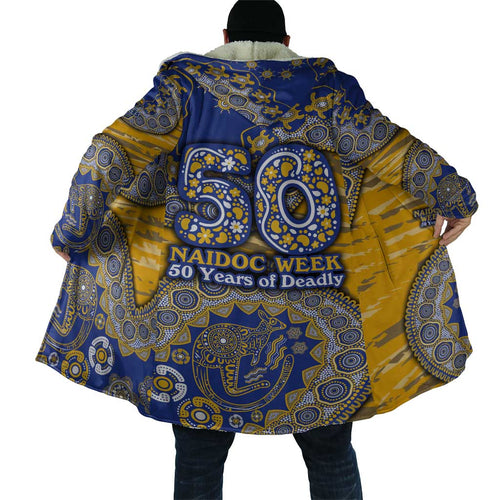 West Coast Eagles NAIDOC Week 2026 Cloak Australian Aboriginal Dot Art Dreamtime Pattern Style