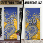 West Coast Eagles NAIDOC Week 2026 Door Cover Australian Aboriginal Dot Art Dreamtime Pattern Style