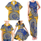 West Coast Eagles NAIDOC Week 2026 Family Matching Tank Maxi Dress and Hawaiian Shirt Australian Aboriginal Dot Art Dreamtime Pattern Style