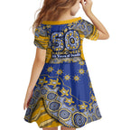 West Coast Eagles NAIDOC Week 2026 Family Matching Tank Maxi Dress and Hawaiian Shirt Australian Aboriginal Dot Art Dreamtime Pattern Style