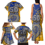 West Coast Eagles NAIDOC Week 2026 Family Matching Tank Maxi Dress and Hawaiian Shirt Australian Aboriginal Dot Art Dreamtime Pattern Style