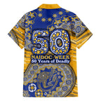 West Coast Eagles NAIDOC Week 2026 Family Matching Tank Maxi Dress and Hawaiian Shirt Australian Aboriginal Dot Art Dreamtime Pattern Style
