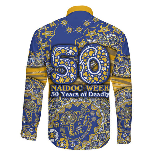 West Coast Eagles NAIDOC Week 2026 Family Matching Tank Maxi Dress and Hawaiian Shirt Australian Aboriginal Dot Art Dreamtime Pattern Style