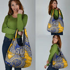 West Coast Eagles NAIDOC Week 2026 Grocery Bag Australian Aboriginal Dot Art Dreamtime Pattern Style