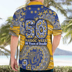 West Coast Eagles NAIDOC Week 2026 Hawaiian Shirt Australian Aboriginal Dot Art Dreamtime Pattern Style