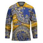 West Coast Eagles NAIDOC Week 2026 Hockey Jersey Australian Aboriginal Dot Art Dreamtime Pattern Style