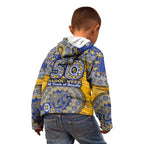 West Coast Eagles NAIDOC Week 2026 Kid Hoodie Australian Aboriginal Dot Art Dreamtime Pattern Style