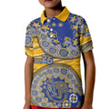West Coast Eagles NAIDOC Week 2026 Kid Polo Shirt Australian Aboriginal Dot Art Dreamtime Pattern Style