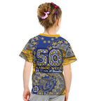 West Coast Eagles NAIDOC Week 2026 Kid T Shirt Australian Aboriginal Dot Art Dreamtime Pattern Style