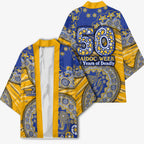 West Coast Eagles NAIDOC Week 2026 Kimono Australian Aboriginal Dot Art Dreamtime Pattern Style
