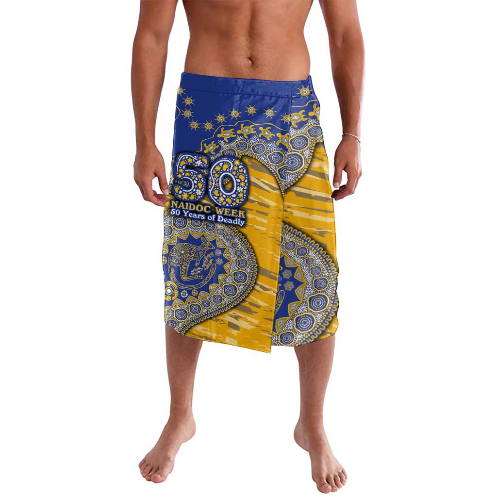 West Coast Eagles NAIDOC Week 2026 Lavalava Australian Aboriginal Dot Art Dreamtime Pattern Style