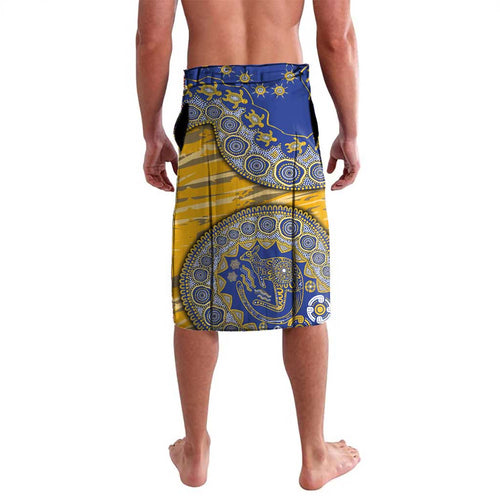 West Coast Eagles NAIDOC Week 2026 Lavalava Australian Aboriginal Dot Art Dreamtime Pattern Style