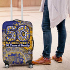 West Coast Eagles NAIDOC Week 2026 Luggage Cover Australian Aboriginal Dot Art Dreamtime Pattern Style