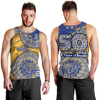 West Coast Eagles NAIDOC Week 2026 Men Tank Top Australian Aboriginal Dot Art Dreamtime Pattern Style