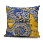 West Coast Eagles NAIDOC Week 2026 Pillow Cover Australian Aboriginal Dot Art Dreamtime Pattern Style