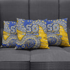 West Coast Eagles NAIDOC Week 2026 Pillow Cover Australian Aboriginal Dot Art Dreamtime Pattern Style