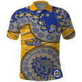 West Coast Eagles NAIDOC Week 2026 Polo Shirt Australian Aboriginal Dot Art Dreamtime Pattern Style