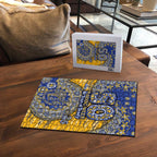 West Coast Eagles NAIDOC Week 2026 Puzzle Australian Aboriginal Dot Art Dreamtime Pattern Style