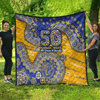 West Coast Eagles NAIDOC Week 2026 Quilt Australian Aboriginal Dot Art Dreamtime Pattern Style