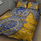 West Coast Eagles NAIDOC Week 2026 Quilt Bed Set Australian Aboriginal Dot Art Dreamtime Pattern Style