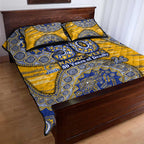 West Coast Eagles NAIDOC Week 2026 Quilt Bed Set Australian Aboriginal Dot Art Dreamtime Pattern Style