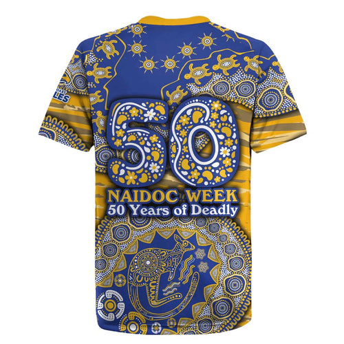 West Coast Eagles NAIDOC Week 2026 Rugby Jersey Australian Aboriginal Dot Art Dreamtime Pattern Style