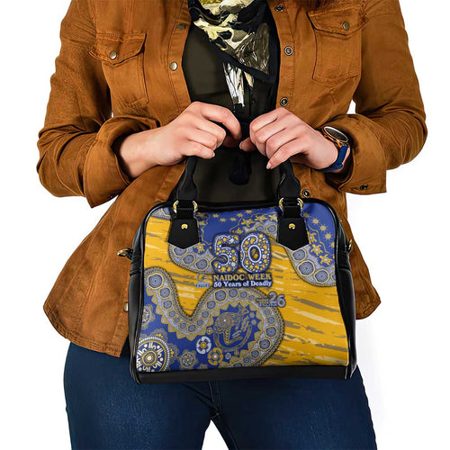 West Coast Eagles NAIDOC Week 2026 Shoulder Handbag Australian Aboriginal Dot Art Dreamtime Pattern Style