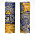 West Coast Eagles NAIDOC Week 2026 Skinny Tumbler Australian Aboriginal Dot Art Dreamtime Pattern Style