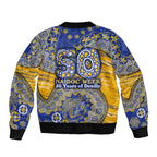 West Coast Eagles NAIDOC Week 2026 Sleeve Zip Bomber Jacket Australian Aboriginal Dot Art Dreamtime Pattern Style