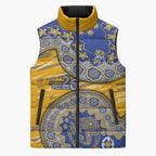 West Coast Eagles NAIDOC Week 2026 Sleeveless Puffer Jacket Australian Aboriginal Dot Art Dreamtime Pattern Style