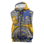 West Coast Eagles NAIDOC Week 2026 Sleeveless Zip Hoodie Australian Aboriginal Dot Art Dreamtime Pattern Style