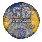 West Coast Eagles NAIDOC Week 2026 Spare Tire Cover Australian Aboriginal Dot Art Dreamtime Pattern Style
