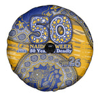West Coast Eagles NAIDOC Week 2026 Spare Tire Cover Australian Aboriginal Dot Art Dreamtime Pattern Style