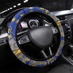 West Coast Eagles NAIDOC Week 2026 Steering Wheel Cover Australian Aboriginal Dot Art Dreamtime Pattern Style