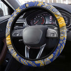 West Coast Eagles NAIDOC Week 2026 Steering Wheel Cover Australian Aboriginal Dot Art Dreamtime Pattern Style