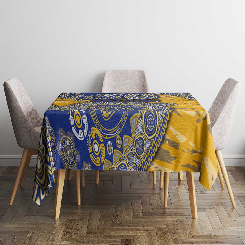 West Coast Eagles NAIDOC Week 2026 Tablecloth Australian Aboriginal Dot Art Dreamtime Pattern Style