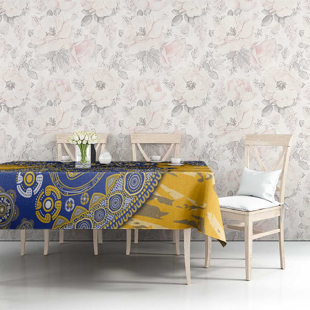 West Coast Eagles NAIDOC Week 2026 Tablecloth Australian Aboriginal Dot Art Dreamtime Pattern Style