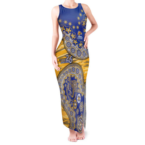 West Coast Eagles NAIDOC Week 2026 Tank Maxi Dress Australian Aboriginal Dot Art Dreamtime Pattern Style