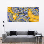 West Coast Eagles NAIDOC Week 2026 Tapestry Australian Aboriginal Dot Art Dreamtime Pattern Style