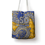 West Coast Eagles NAIDOC Week 2026 Tote Bag Australian Aboriginal Dot Art Dreamtime Pattern Style
