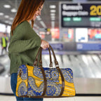 West Coast Eagles NAIDOC Week 2026 Travel Bag Australian Aboriginal Dot Art Dreamtime Pattern Style