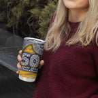West Coast Eagles NAIDOC Week 2026 Tumbler Cup Australian Aboriginal Dot Art Dreamtime Pattern Style