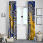 West Coast Eagles NAIDOC Week 2026 Window Curtain Australian Aboriginal Dot Art Dreamtime Pattern Style