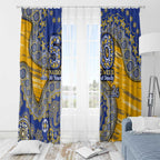 West Coast Eagles NAIDOC Week 2026 Window Curtain Australian Aboriginal Dot Art Dreamtime Pattern Style