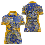 West Coast Eagles NAIDOC Week 2026 Women Polo Shirt Australian Aboriginal Dot Art Dreamtime Pattern Style
