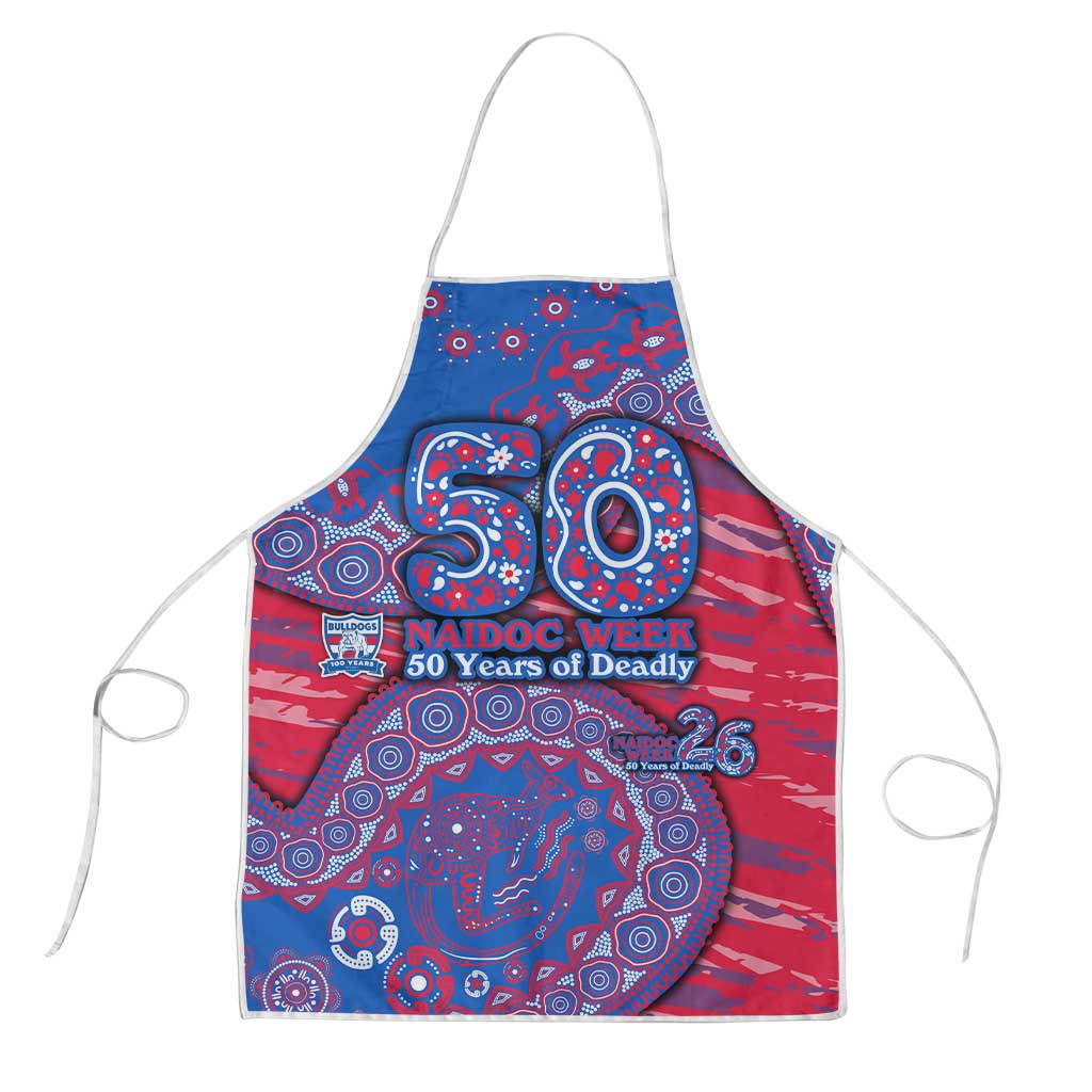 Western Bulldogs NAIDOC Week 2026 Apron Australian Aboriginal Dot Art Dreamtime Pattern Style