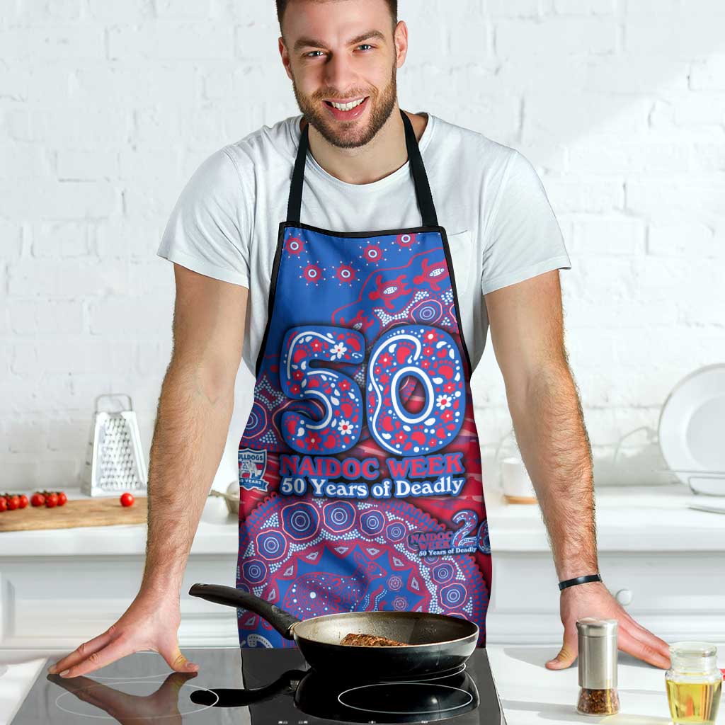 Western Bulldogs NAIDOC Week 2026 Apron Australian Aboriginal Dot Art Dreamtime Pattern Style