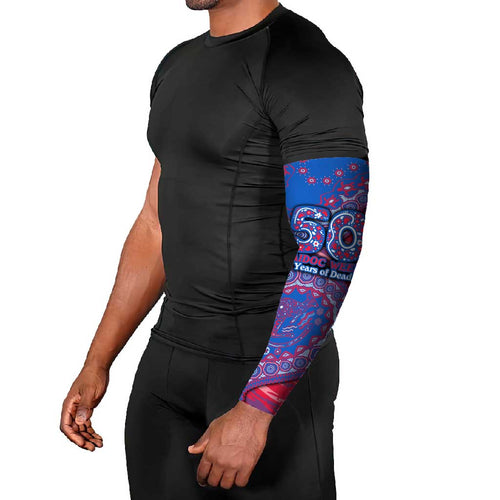 Western Bulldogs NAIDOC Week 2026 Arm Sleeves Australian Aboriginal Dot Art Dreamtime Pattern Style