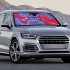 Western Bulldogs NAIDOC Week 2026 Auto Sun Shade Australian Aboriginal Dot Art Dreamtime Pattern Style