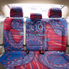Western Bulldogs NAIDOC Week 2026 Back Car Seat Cover Australian Aboriginal Dot Art Dreamtime Pattern Style